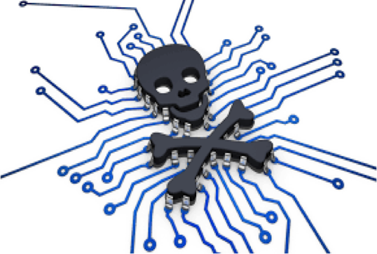 Circuit with Skull in the Middle