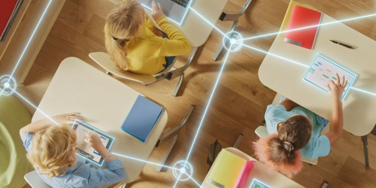 students connected like nodes